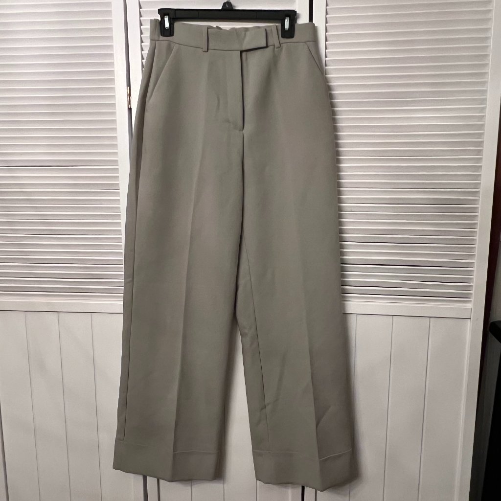 Abercrombie & Fitch Women’s Curve Love Sloane Tailored Pant Light Green Size 6